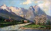 Albert Blaetter Wettersteingebirge USA oil painting artist